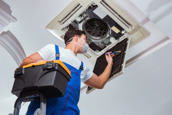 Instalación de aire acondicionado comercial